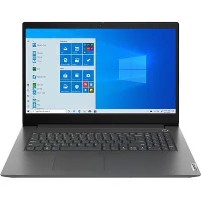 Produktbild von Lenovo V17 IIL 82GX008HGE 43,9 cm (17,3 Zoll) Notebook - HD+ - Intel Core i5 10. Generation i5-1035G1 - 4 GB - 256 GB SSD - Grau - 1600 x 900 - FreeDOS - Intel UHD Graphics - Twisted Nematic (TN) - Webcam - IEEE 802.11a/b/g/n/ac Wireless LAN Standard
