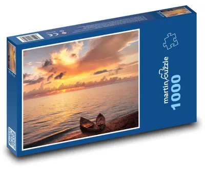 Obrázok produktu pre Puzzle 1000 Západ slnka na jazere - martinpuzzle