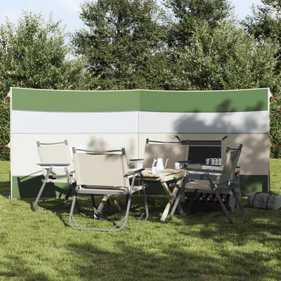 Produktbild von Camping-Windschutz Grün 340x130 cm Wasserdicht, Windschutz DesignMöbel