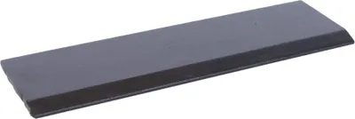 A single, dark gray metal bar is shown on a white background.