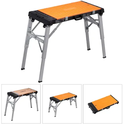 Produktbild von Meister Universal-Werkbank 4 in 1 Tritt-Hocker Rollbrett Transportroller