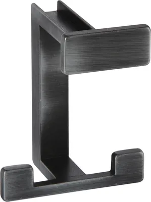 Produktbild von Huthaken Doradus Breite 70 mm, H 92 mm, Zinkdruckguss eisenfärbig gebürstet matt