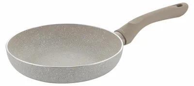 Produktbild von FLORINA - Bratpfanne aus Aluminium SANDY ORGANIC | 20 cm Durchmesser | Pfanne Induktion | Antihaftbeschichtet Universalpfanne | Geeignet für Induktionsherd, Gasherd und Elektroherd (Grau)