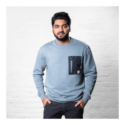Produktbild von STIER Heavy Crew Sweater duty organic Baumwolle L sedona sage