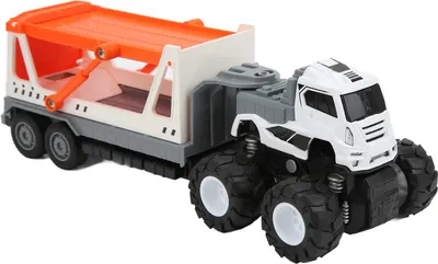 Image de Alliage-remorque-jouet-toutes roues motrices-camion pour enfants de plus de 3 ans.Blanc