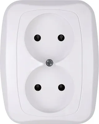 Immagine prodotto di Atut Doppelsteckdose P/Tb/U Weiss - E+9001188