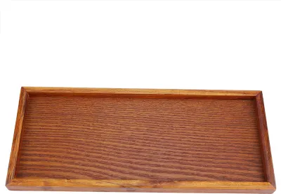 Obrázok produktu pre Obdĺžnikový drevený čajový podnos Servírovacia stolová doska Občerstvenie na skladovanie potravín pre hotel Home (35 * 15 cm)