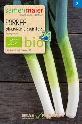 Produktbild von Porree Blaugrüner Winter | Lauchsamen von Samen Maier
