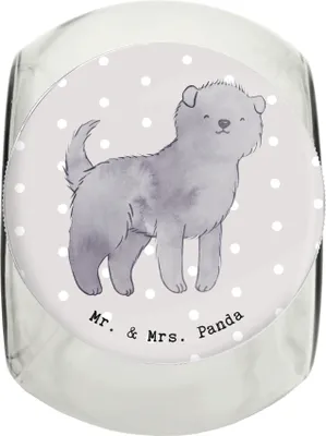 Produktbild von Mr. & Mrs. Panda Dose Affenpincher Lebensretter XL 2000ml - Grau Pastell - Geschenk, aufbewahrungsglas, glasbehälter, Keksdose, Vorratsbehälter, Vorratsglas