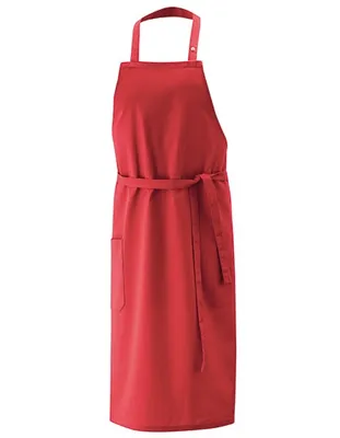 Produktbild von Exner 141 | Latzschürze XXL 100 x 100 cm - Farben waschbar bis 60 °C - Farbe: Red - Größe: 100 x 100 cm