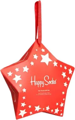 Produktbild von HAPPY SOCKS PACK STARS GIFT SOCKS Rot