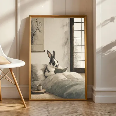 Harlekin-Kaninchen, Kaninchenposter, Produktansicht 1