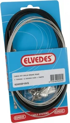 Produktbild von ELVEDES Bremszug-Set "6269SP-RVS" SB-verpackt, vor schwarz