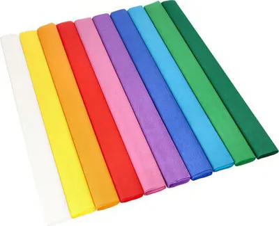 Produktbild von 20 Rollen Krepppapier 2,5m x 50cm auf Rolle für dekorative Gastro-Einsätze