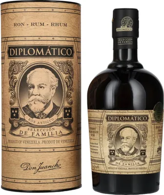 Image de Diplomático SELECCIÓN DE FAMILIA Rum 43% Vol. 0,7l en boîte cadeau