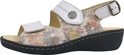 Produktbild von Belvida Damenschuhe Sandalette Weiß Freizeit, Schuhgröße:39 EU