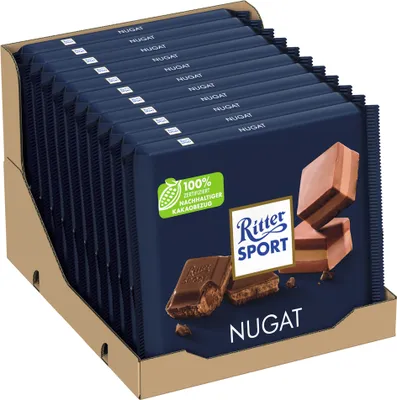 Produktbild von Ritter Sport Nugat 11 x 250g