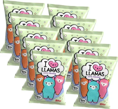 Produktbild von Lama Figur - I Love Llamas - Sammelfigur - 10 Tüten