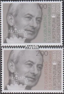 Produktbild von Briefmarken Liechtenstein 2015 Mi 1742-1743 (kompl.Ausg.) postfrisch Hans Adam