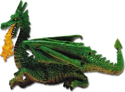 Produktbild von Weico - 90141 - Drache, grün, Kunststoff, 16cm