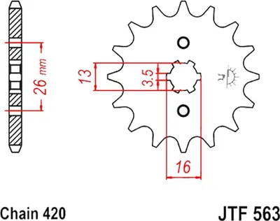 Image de Esjot Ritzel 420 13Z Standard