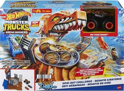 Zdjęcie produktu dla Hot Wheels Monster Trucks Arena Smashers Tiger Shark HNB93
