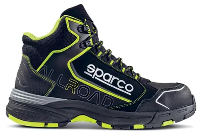 Immagine prodotto di Sparco 07529 Scarpe da trekking Allroad, modello Motegi, colore nero e giallo, taglia 39