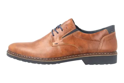 Produktbild von Rieker Herren Schnürschuh elegant Halbschuh extra weit Stretch 16505, Größe:46 EU, Farbe:Braun
