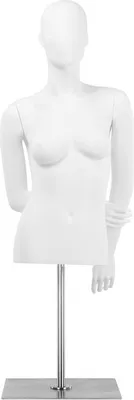 Produktbild von Mannequin Schaufensterpuppe Schaufensterfigur Hans Boodt Frau Torso ETF04 Weiß