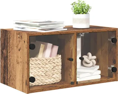 Produktbild von “2026 Modern“ Wandschrank Wandmontiert Altholz 68 x 37 x 35cm Holzwerkstoff - Designermöbel 886425 - Kommoden