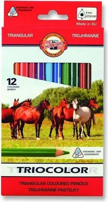 Immagine prodotto di Matite colorate Triocolor Koh-i-Noor 3142, 12 colori, 9 mm