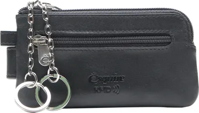 Produktbild von Esquire Schlüsselmäppchen Rome Key Case Black schwarz
