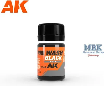 Productafbeelding van AK Interactive S.L. AK-326 Zwarte spuitverf voor details