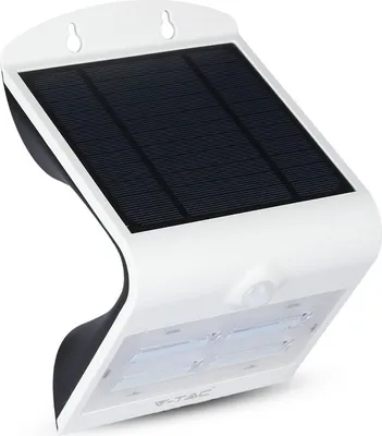Produktbild von Solar-Wandleuchten - IP65 - Wei - 3W - 400 Lumen - 4000K+3000K
