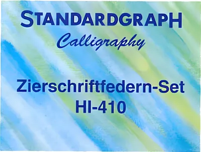 Produktbild von Standardgraph Zierschriftfedern Set 10 Stück, Größe 0,5 mm bis 5,0 mm