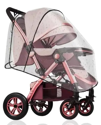 Immagine prodotto di Copertura parapioggia per passeggino - Trasparente - PVC - Universale