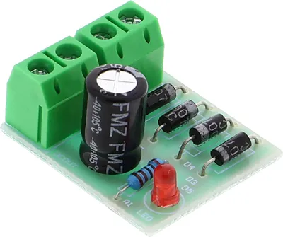 Produktbild von Lötübung AC-DC-Wandler, mit IN4007 Brückengleichrichter