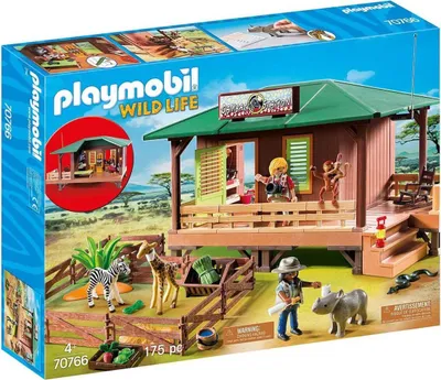 Produktbild von PLAYMOBIL Wild Life 70766 Rangerstation mit Tieraufzucht, Ab 4 Jahren