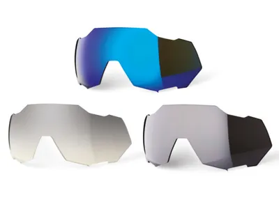 Produktbild von 100% Speedtrap Mirror Replacement Lens Blue Topaz