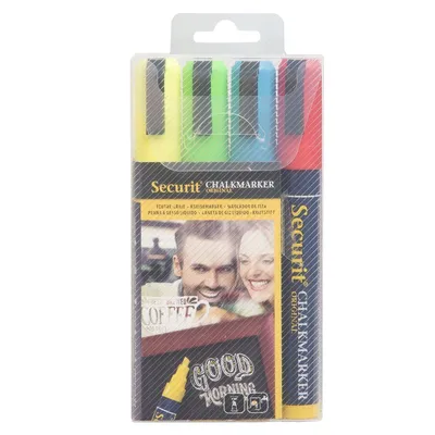 Obrázok produktu pre Securit SMA510-V4, Modrá, Zelená, Červená, Žltá, sekáč, Bez zápachu, 4 kusov