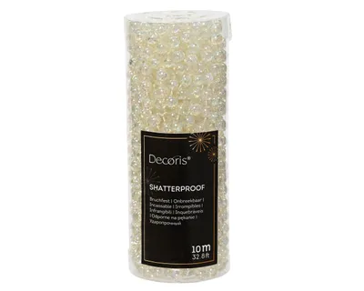 Produktbild von Weihnachtsbaumkette aus Perlen 10m Dekorative Perlengirlande