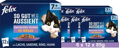 Produktbild von FELIX So gut wie es aussieht Gemischte Vielfalt Senior, 6x12x85g (6x12x85g)