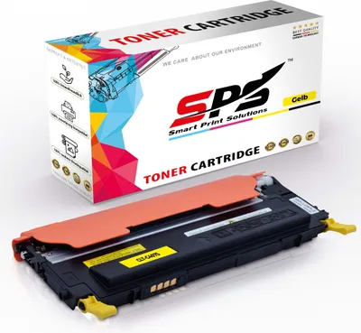A toner cartridge and its packaging are displayed against a white background.