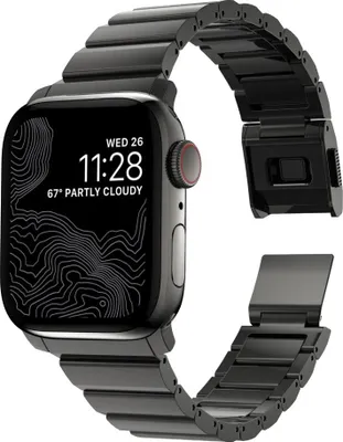 Image de Bracelet en acier Nomad Apple Watch V2 40/41mm gris