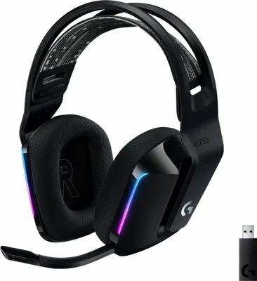Zdjęcie produktu dla Zestaw słuchawkowy do gier z mikrofonem Logitech G733 Lightspeed Headset czarny