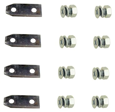 Produktbild von 4 x 7 cm Messerklingen komp. BRILL GARDENA Mulchcut Quattro Hattrick 78964 11353
