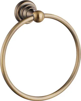 Productafbeelding van Sapho DIAMOND handdoekhouder, rond, brons
