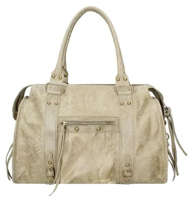 Image de Sac bandoulière pour femmes, en daim imprimé, avec bandoulière réglable. Fabriqué en Italie