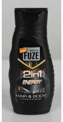 Image de Shampoing-gel douche 2 en 1 Body X Fuse Energy, 300 ml. Pour les cheveux et le corps. Soin pour la peau