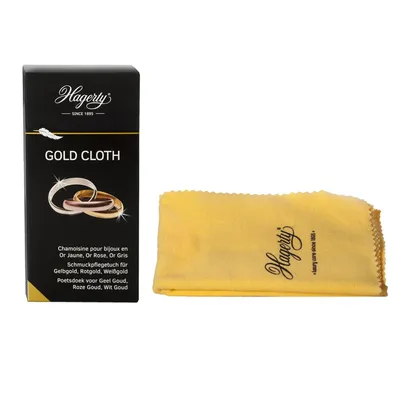 Produktbild von HAGERTY Gold Cloth 30 x 36 cm – Imprägniertes Goldputztuch für Gelbgold, Rotgold & Weißgold